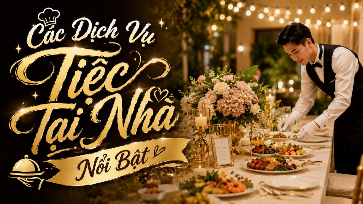 Các Dịch Vụ Tiệc Tại Nhà Nổi Bật