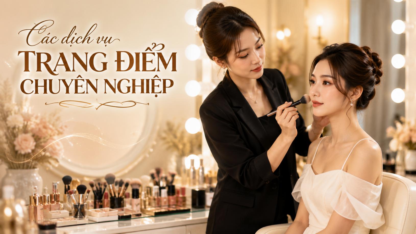 Các dịch vụ trang điểm chuyên nghiệp