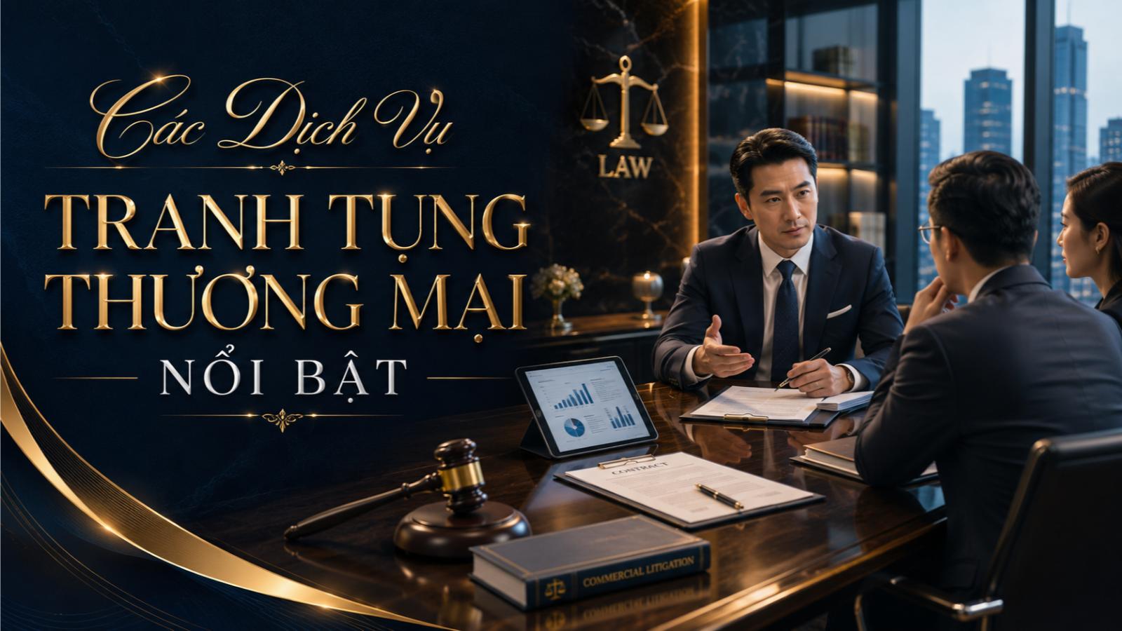 Các dịch vụ tranh tụng thương mại nổi bật