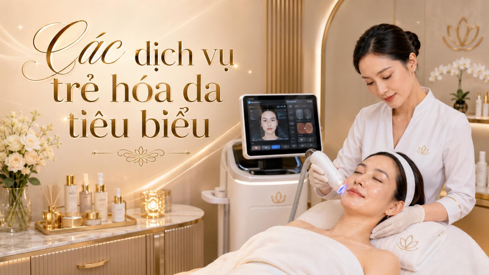Các dịch vụ trẻ hóa da tiêu biểu