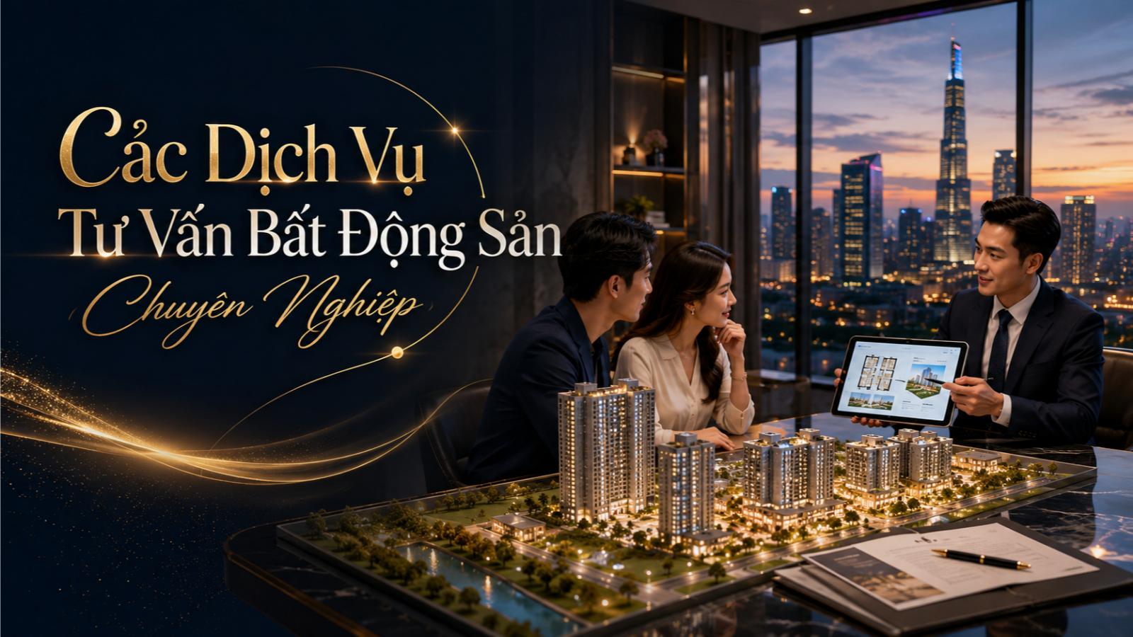 Các dịch vụ tư vấn bất động sản chuyên nghiệp