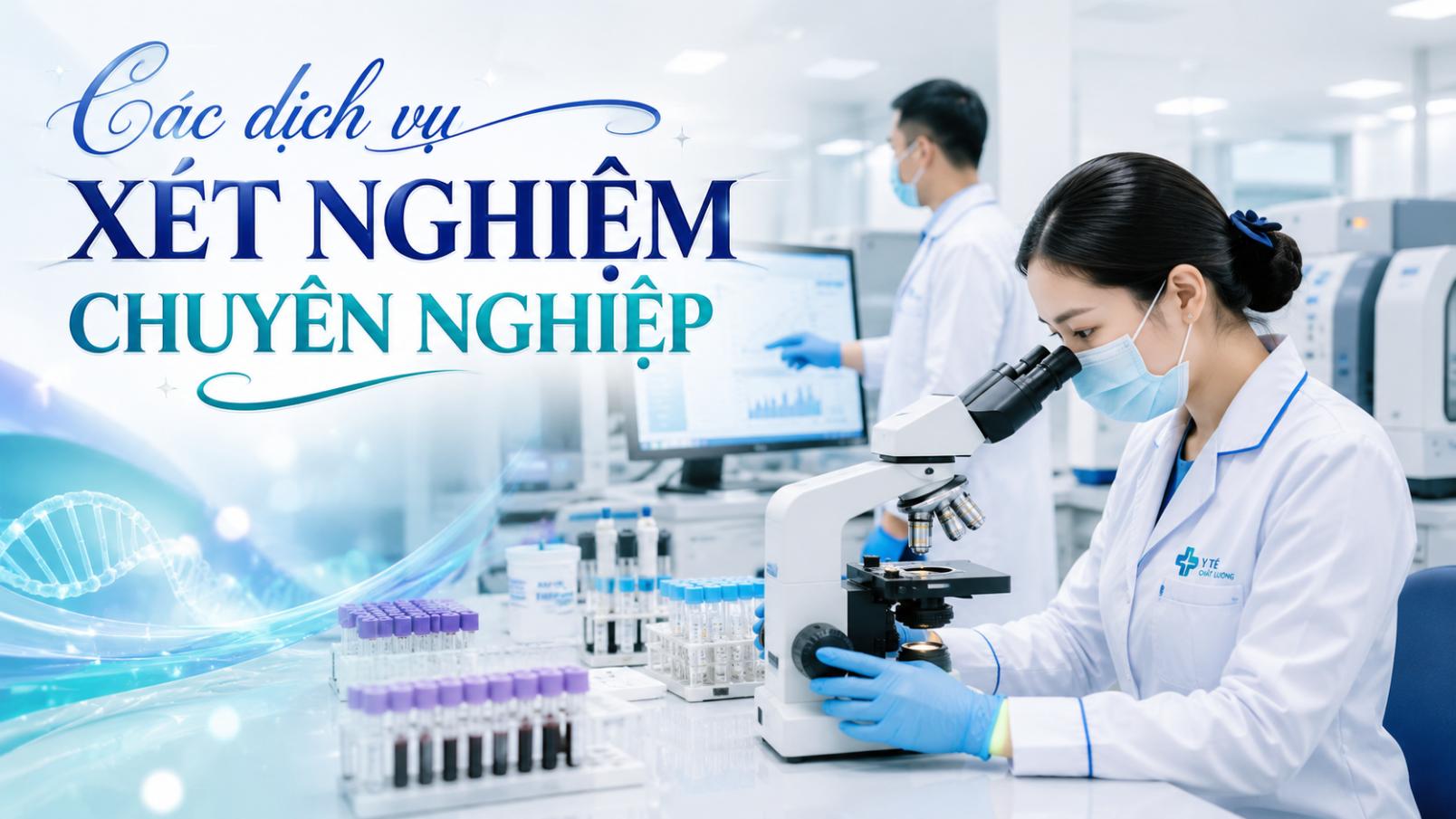 Các dịch vụ xét nghiệm chuyên nghiệp