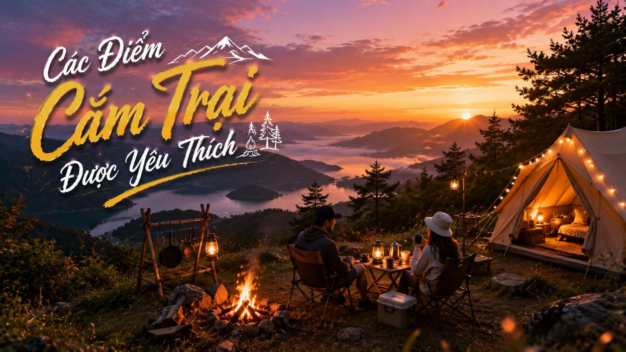 Các điểm cắm trại được yêu thích