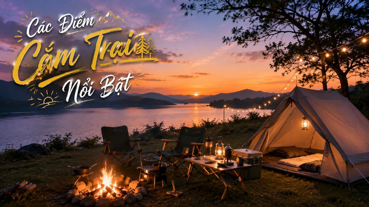 Các điểm cắm trại nổi bật