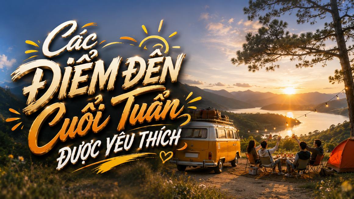 Các điểm đến cuối tuần được yêu thích