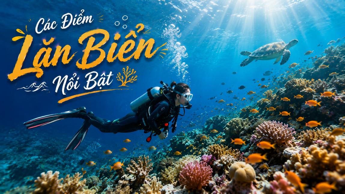 Các điểm lặn biển nổi bật