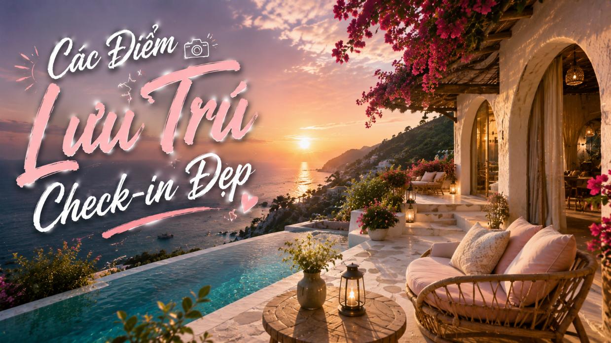 Các điểm lưu trú check-in đẹp