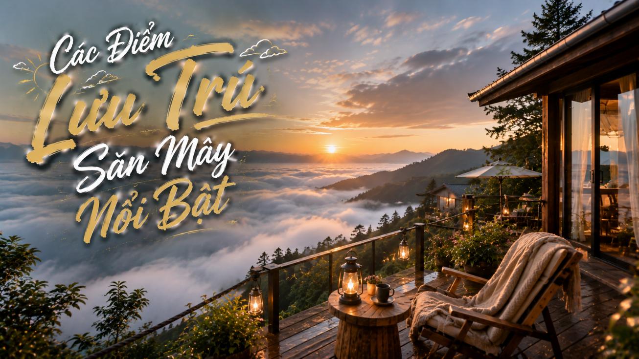 Các điểm lưu trú săn mây nổi bật