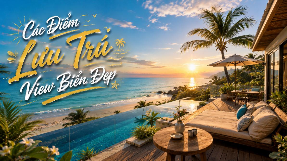 Các điểm lưu trú view biển đẹp