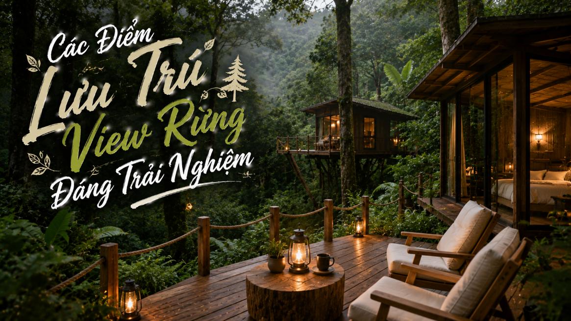 Các điểm lưu trú view rừng đáng trải nghiệm