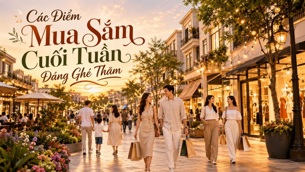 Các điểm mua sắm cuối tuần đáng ghé thăm