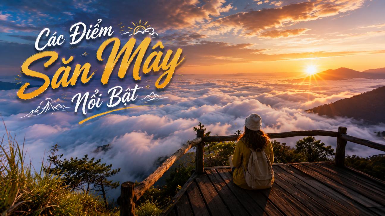 Các điểm săn mây nổi bật được nhiều du khách yêu thích