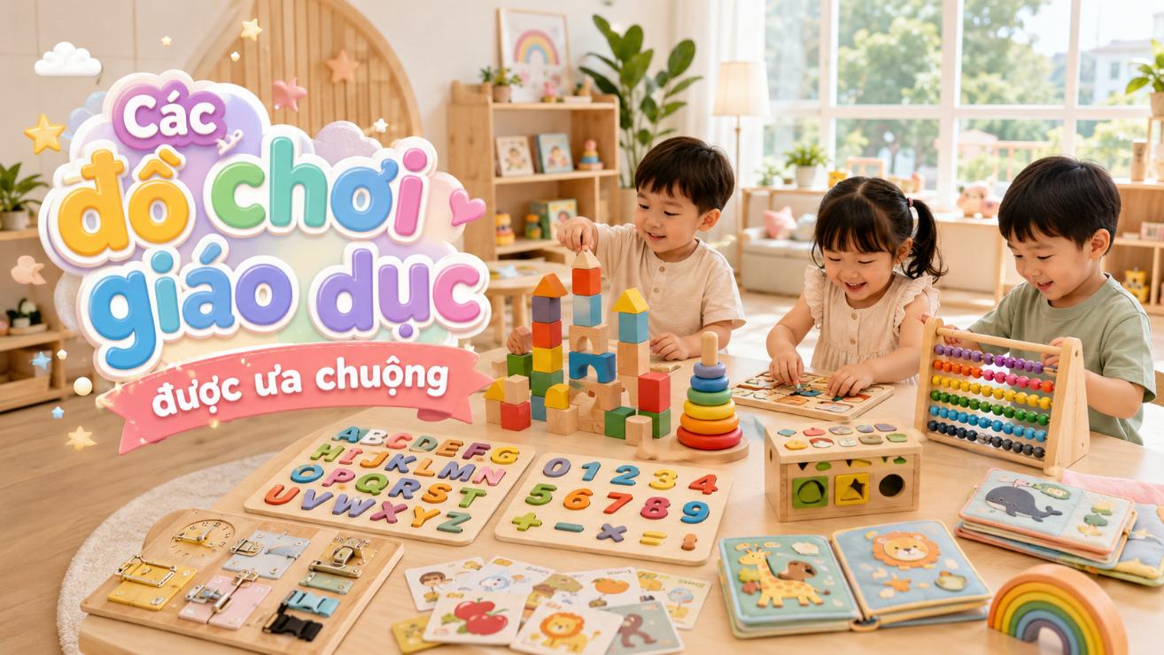 Các đồ chơi giáo dục được ưa chuộng