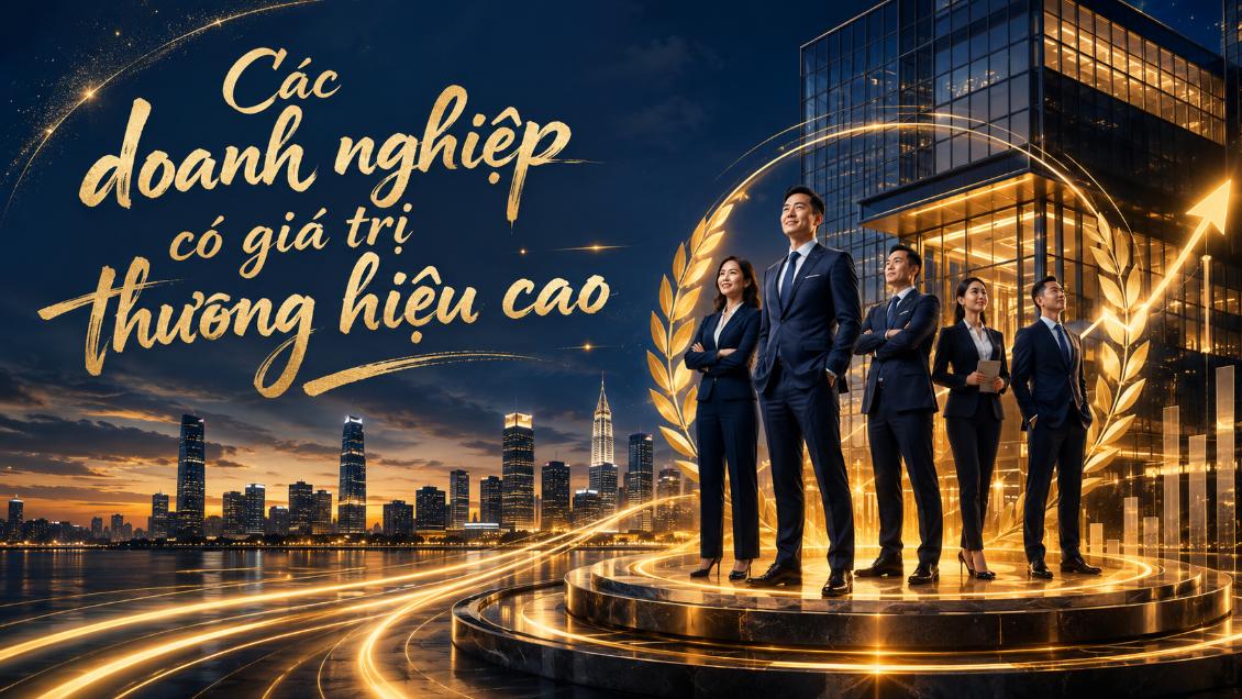 Các doanh nghiệp có giá trị thương hiệu cao