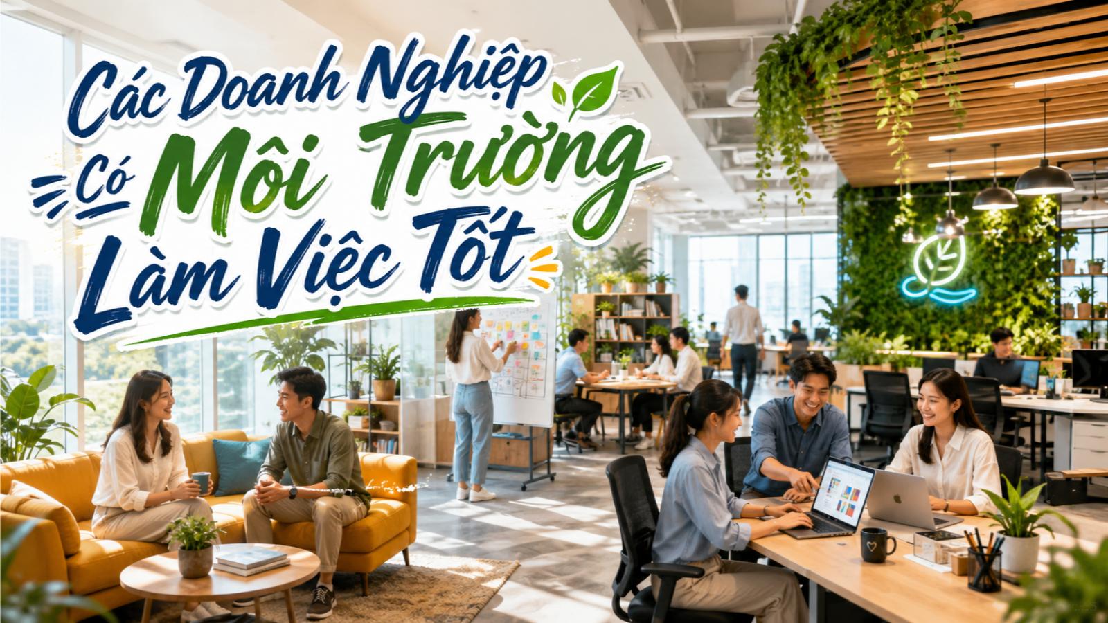 Các doanh nghiệp có môi trường làm việc tốt