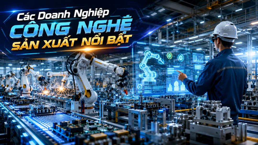 Các doanh nghiệp công nghệ sản xuất nổi bật