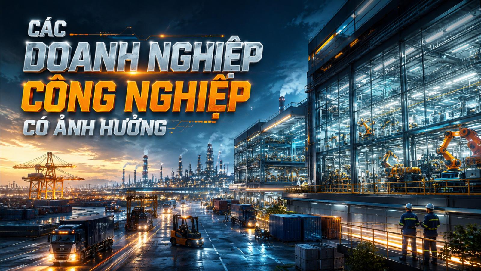 Các doanh nghiệp công nghiệp có ảnh hưởng