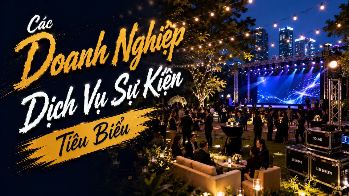 Các doanh nghiệp dịch vụ sự kiện tiêu biểu