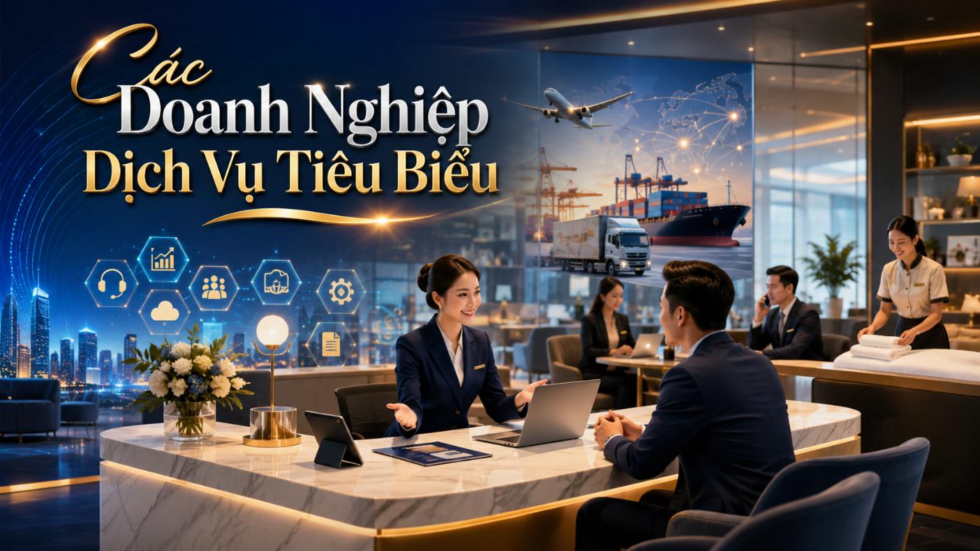 Các doanh nghiệp dịch vụ tiêu biểu