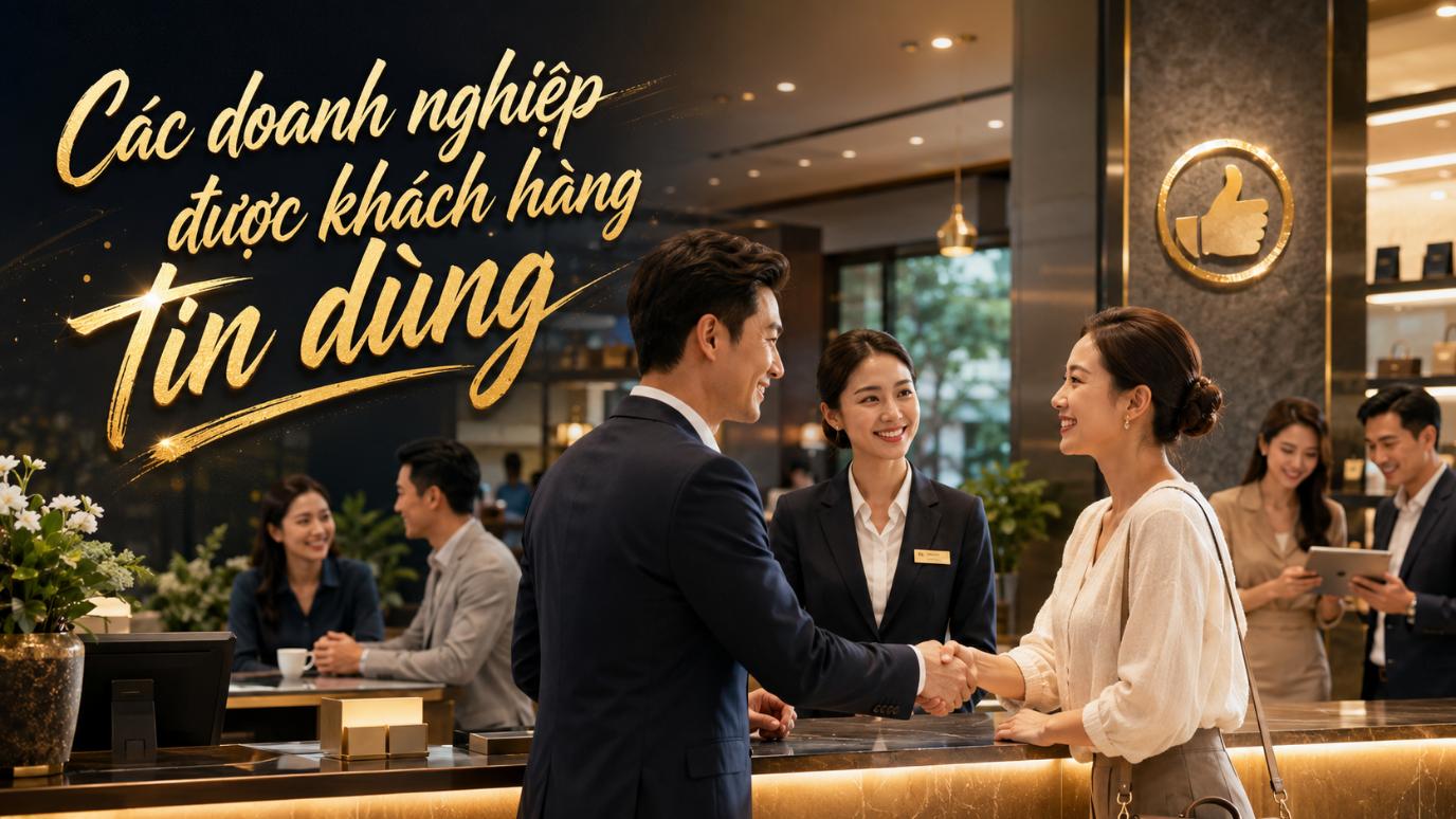 Các doanh nghiệp được khách hàng tin dùng