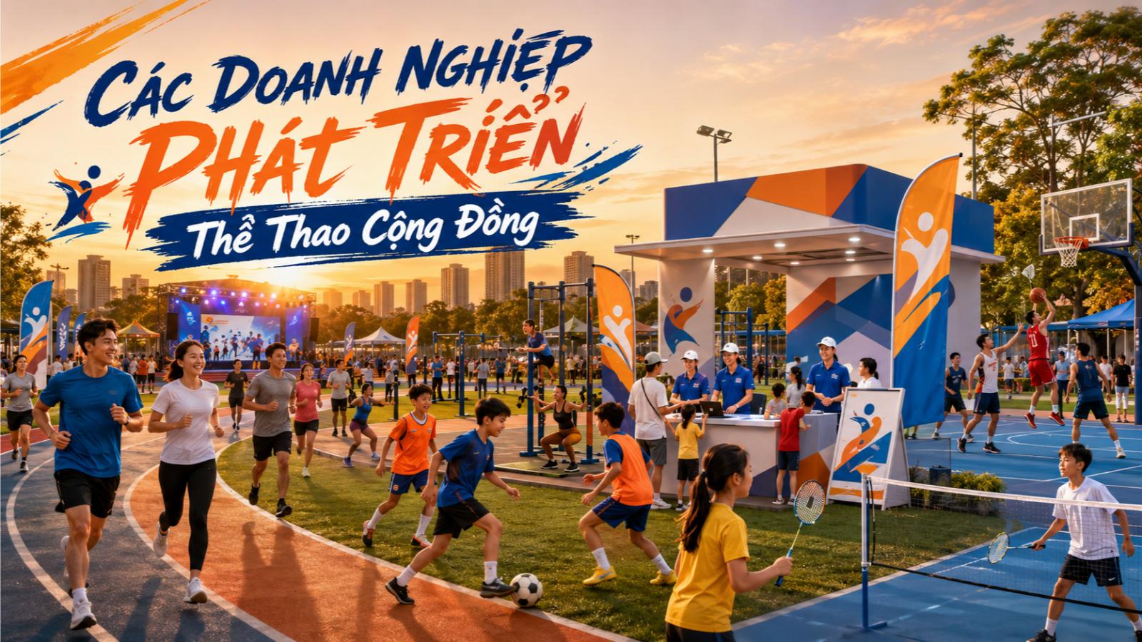 Các doanh nghiệp phát triển thể thao cộng đồng