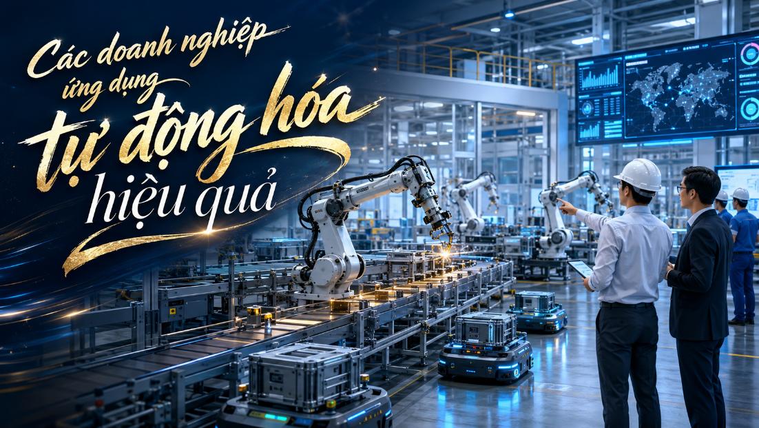 Các doanh nghiệp ứng dụng tự động hóa hiệu quả