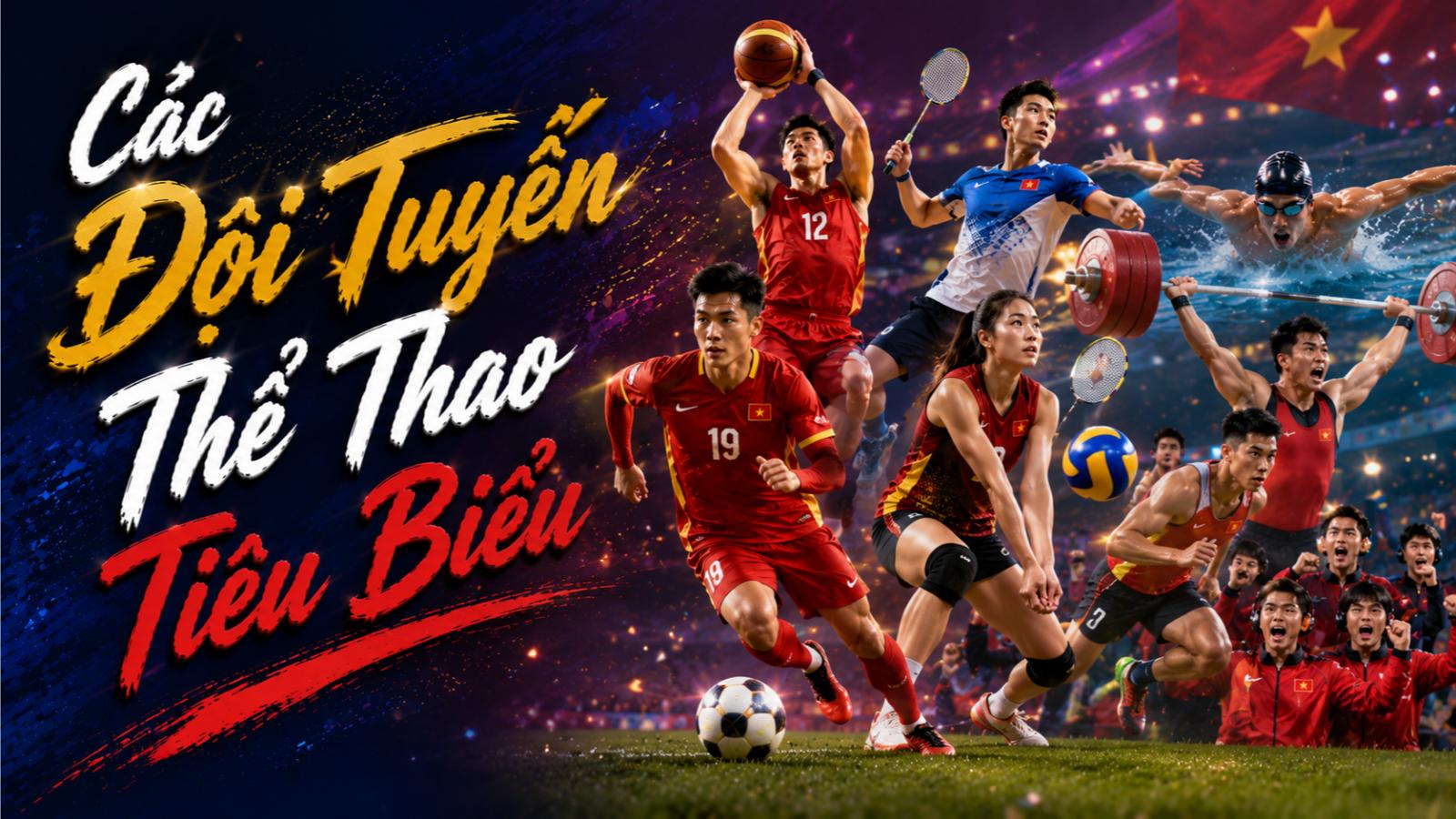 Các đội tuyển thể thao tiêu biểu