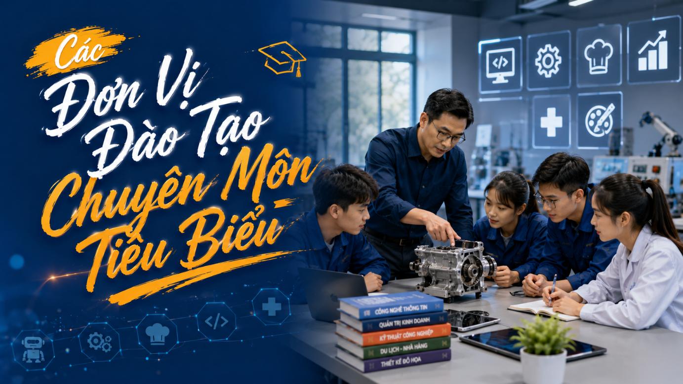 Các đơn vị đào tạo chuyên môn tiêu biểu