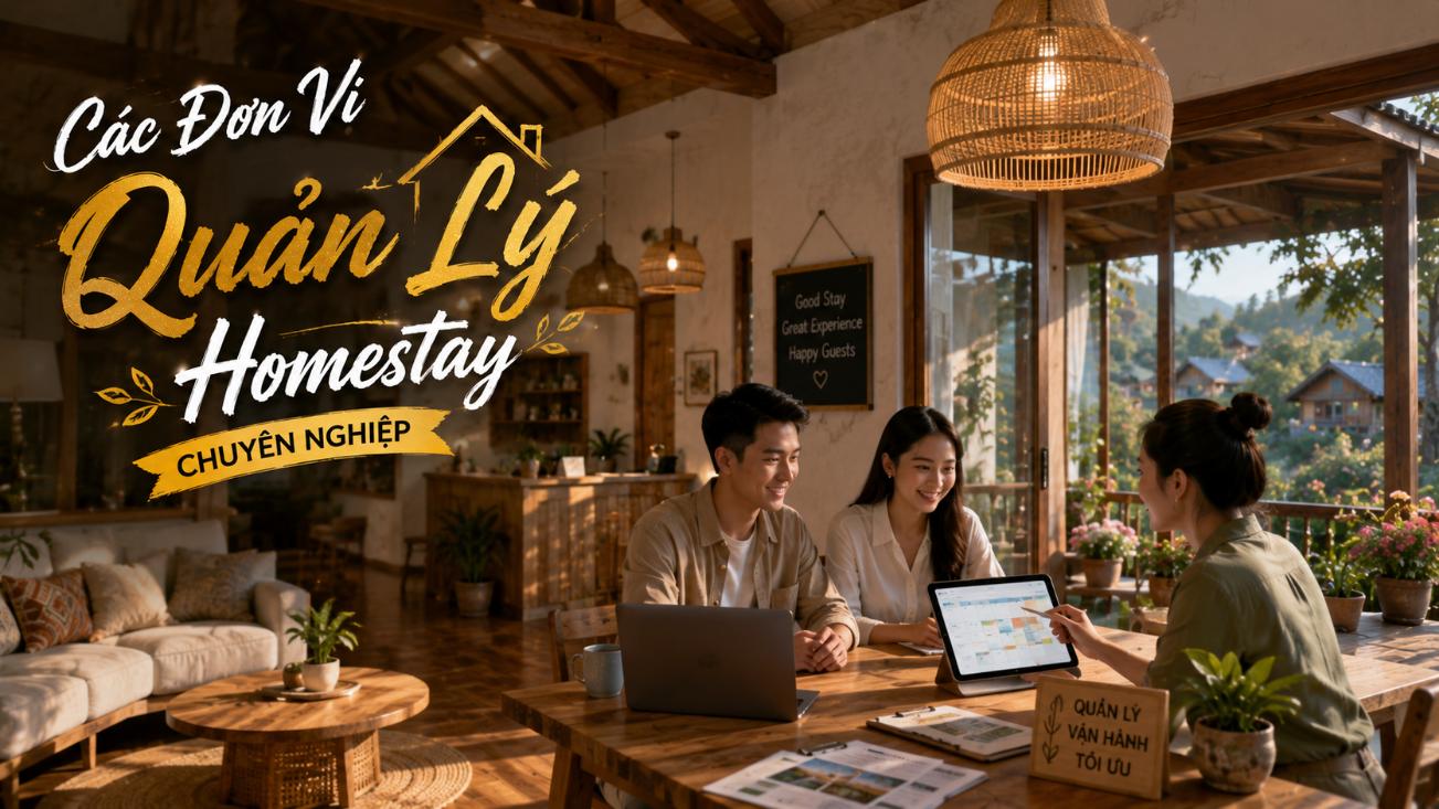 Các đơn vị quản lý homestay chuyên nghiệp
