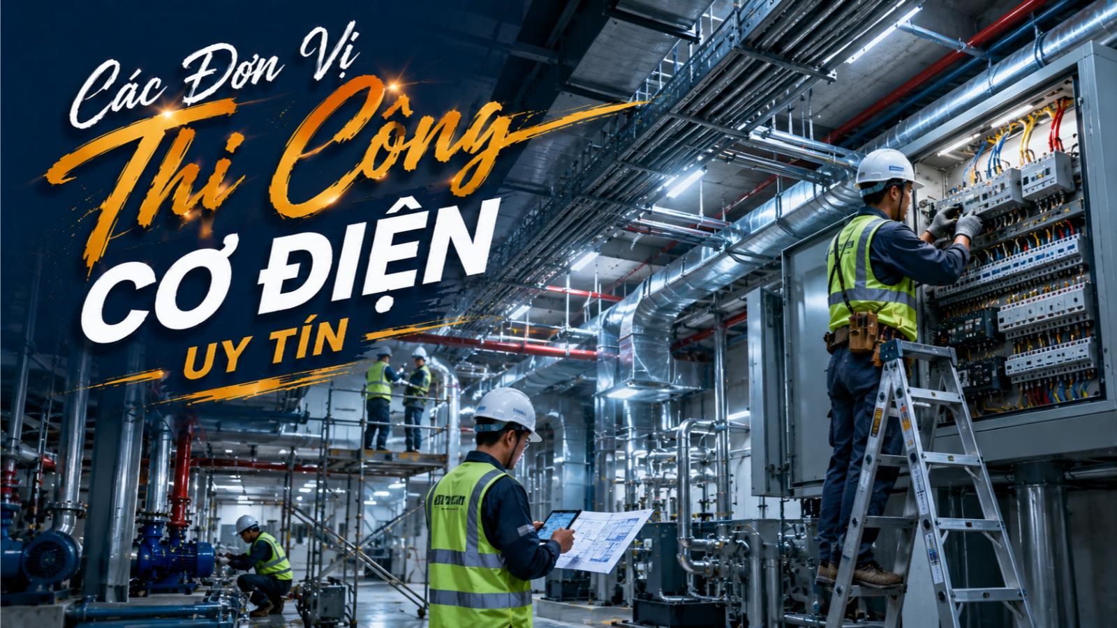 Các đơn vị thi công cơ điện uy tín