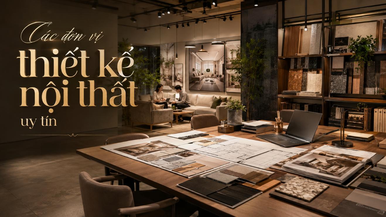 Các đơn vị thiết kế nội thất uy tín