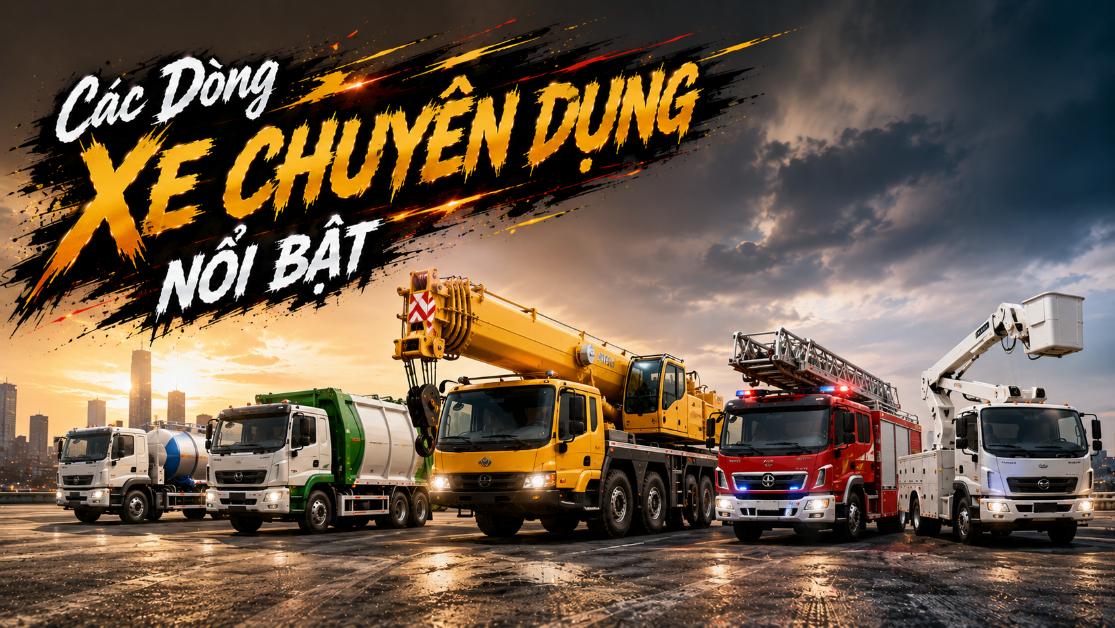 Các dòng xe chuyên dụng nổi bật