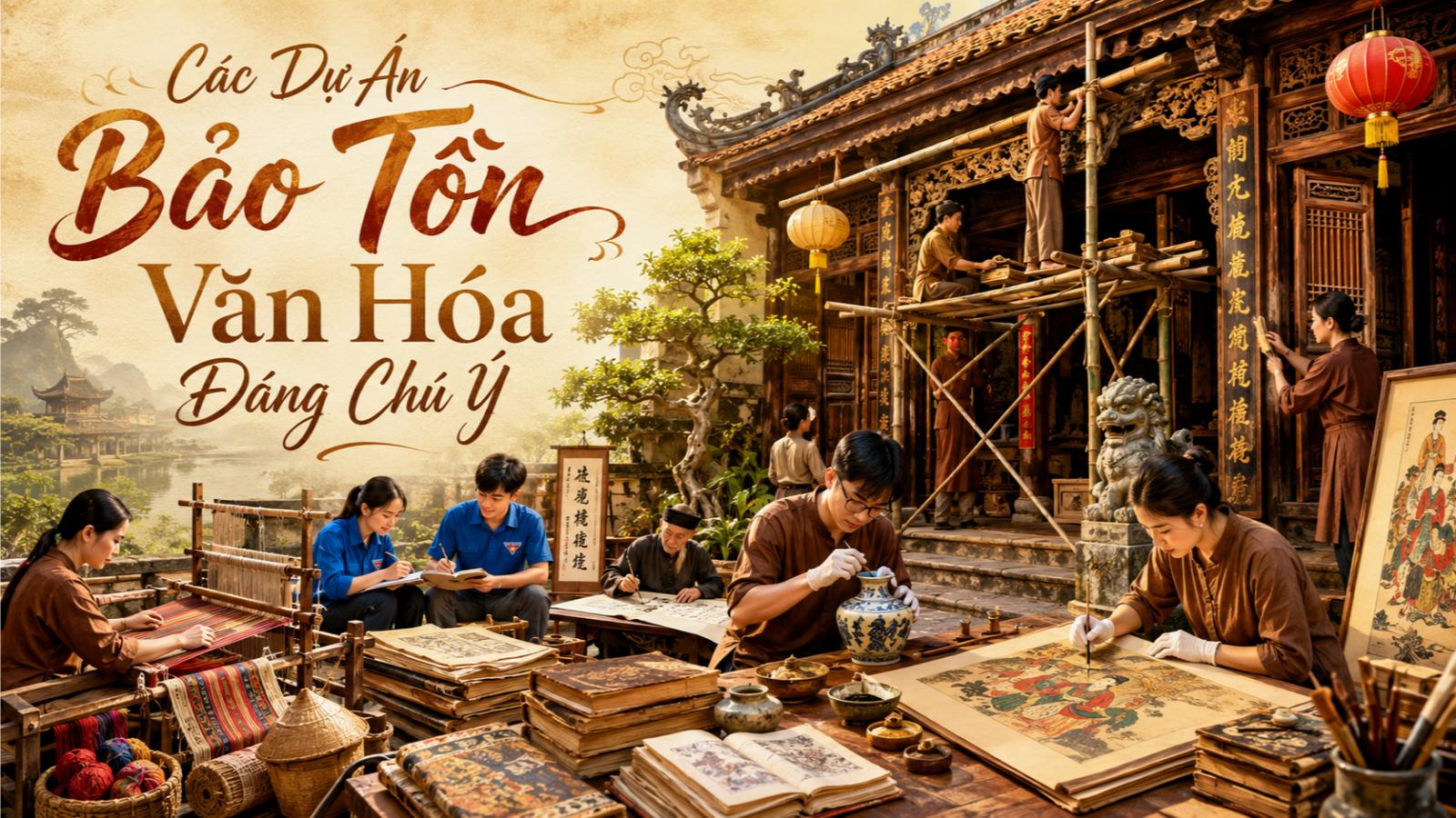 Các dự án bảo tồn văn hóa đáng chú ý