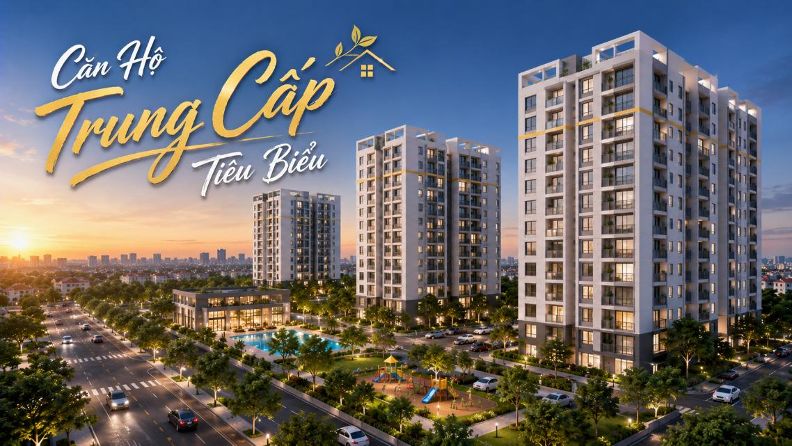 Các dự án căn hộ trung cấp tiêu biểu