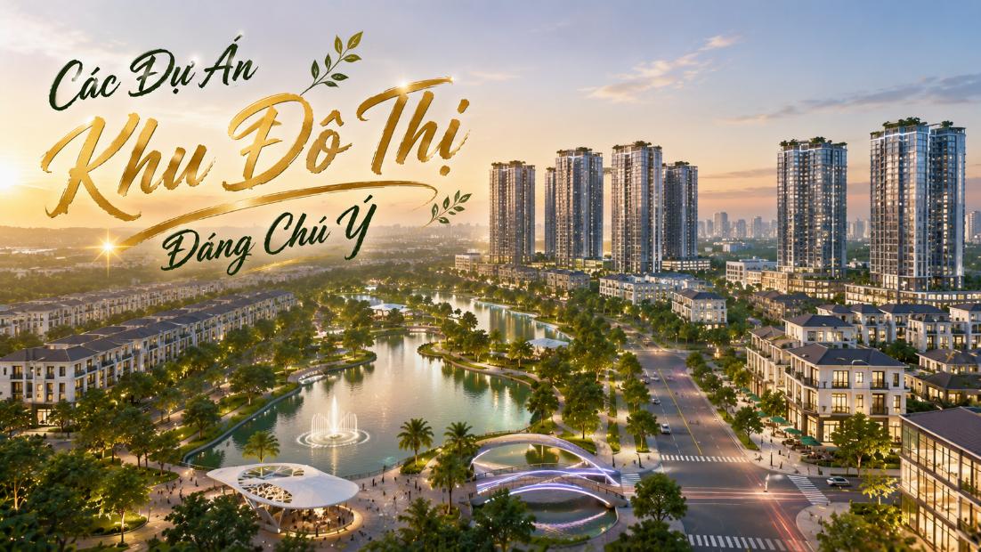 Các dự án khu đô thị đáng chú ý