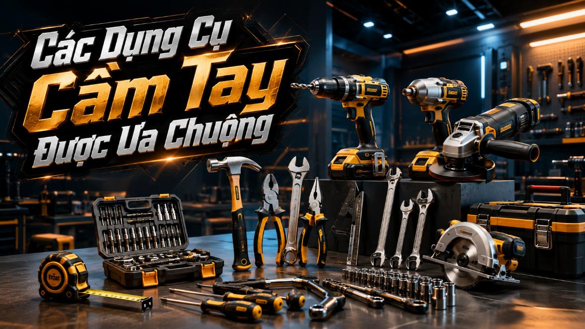 Các dụng cụ cầm tay được ưa chuộng