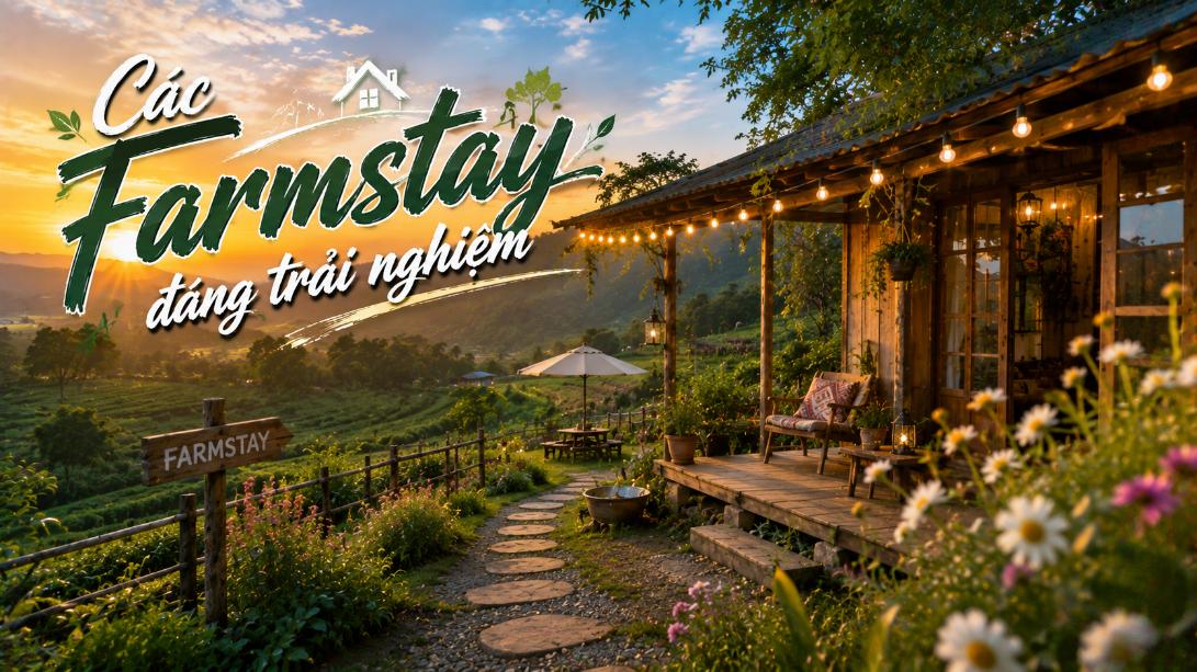 Các farmstay đáng trải nghiệm