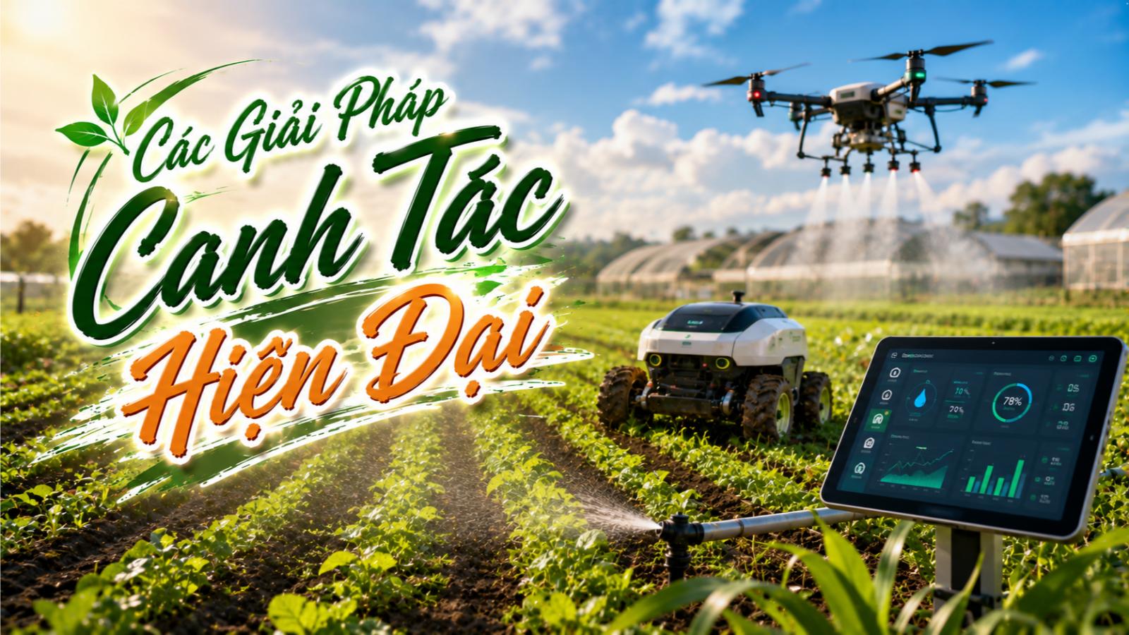 Các giải pháp canh tác hiện đại