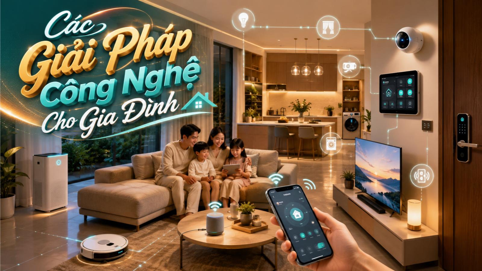 Các giải pháp công nghệ cho gia đình