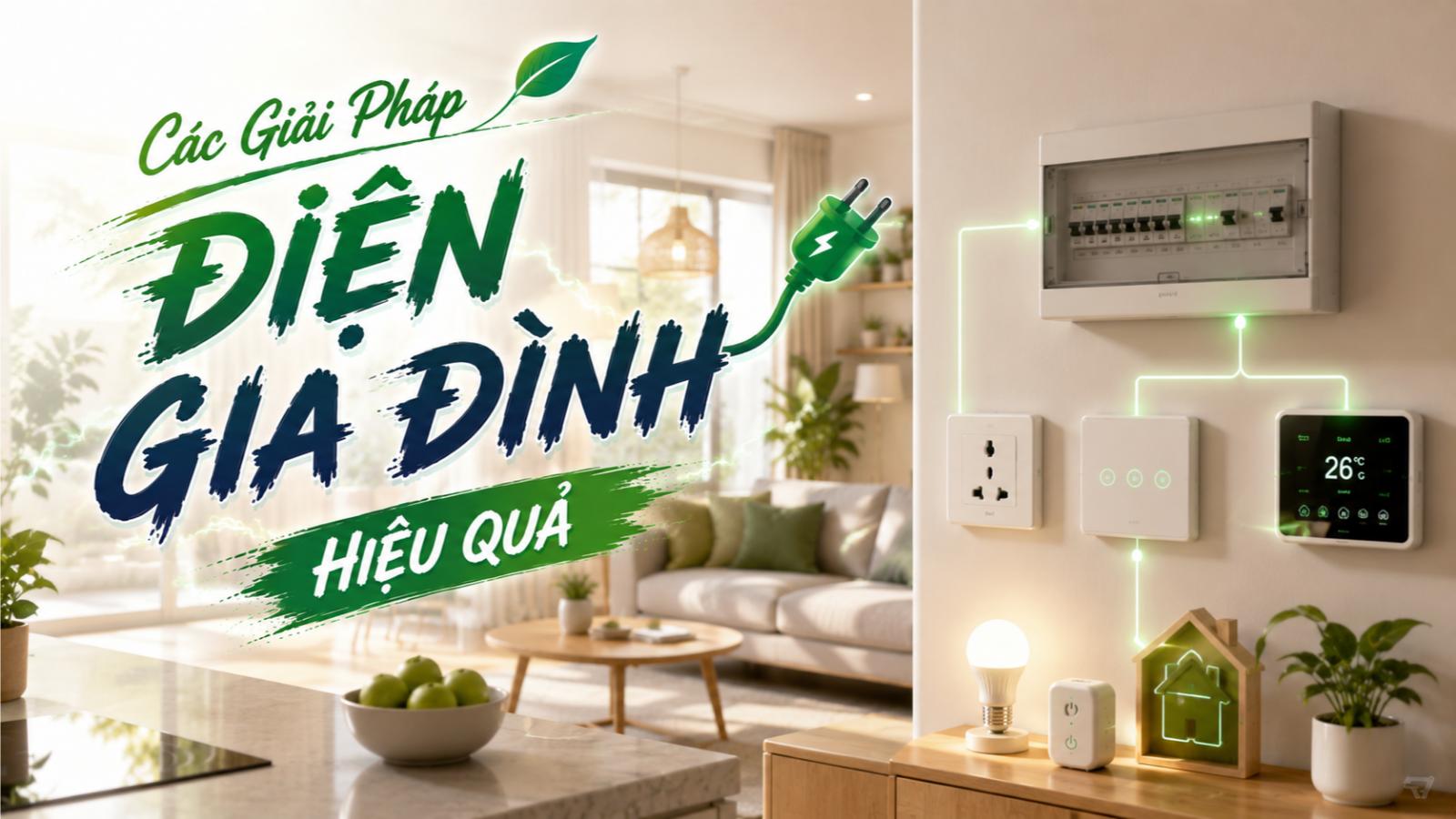 Các giải pháp điện gia đình hiệu quả