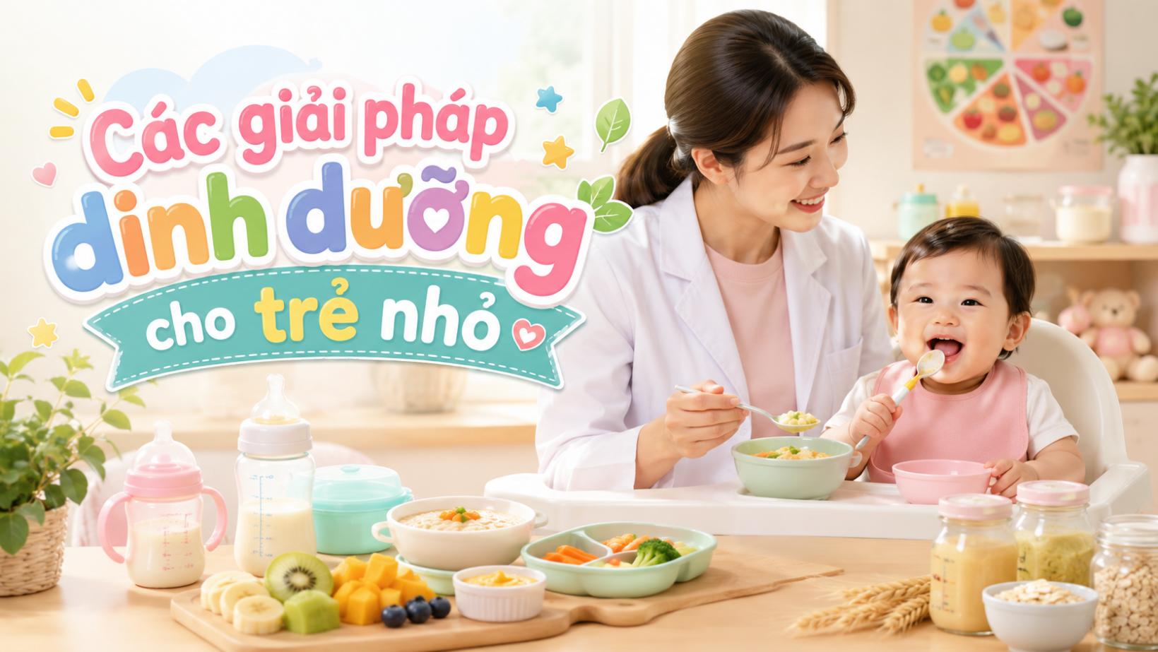 Các giải pháp dinh dưỡng cho trẻ nhỏ