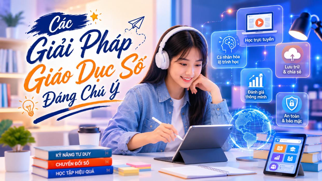 Các giải pháp giáo dục số đáng chú ý