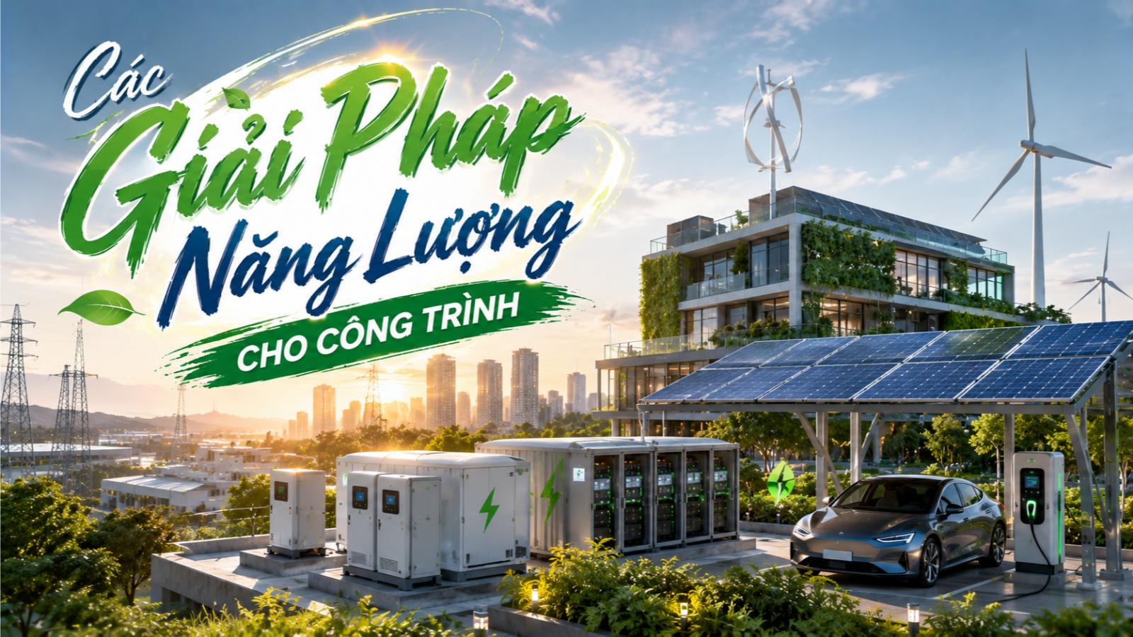 Các giải pháp năng lượng cho công trình