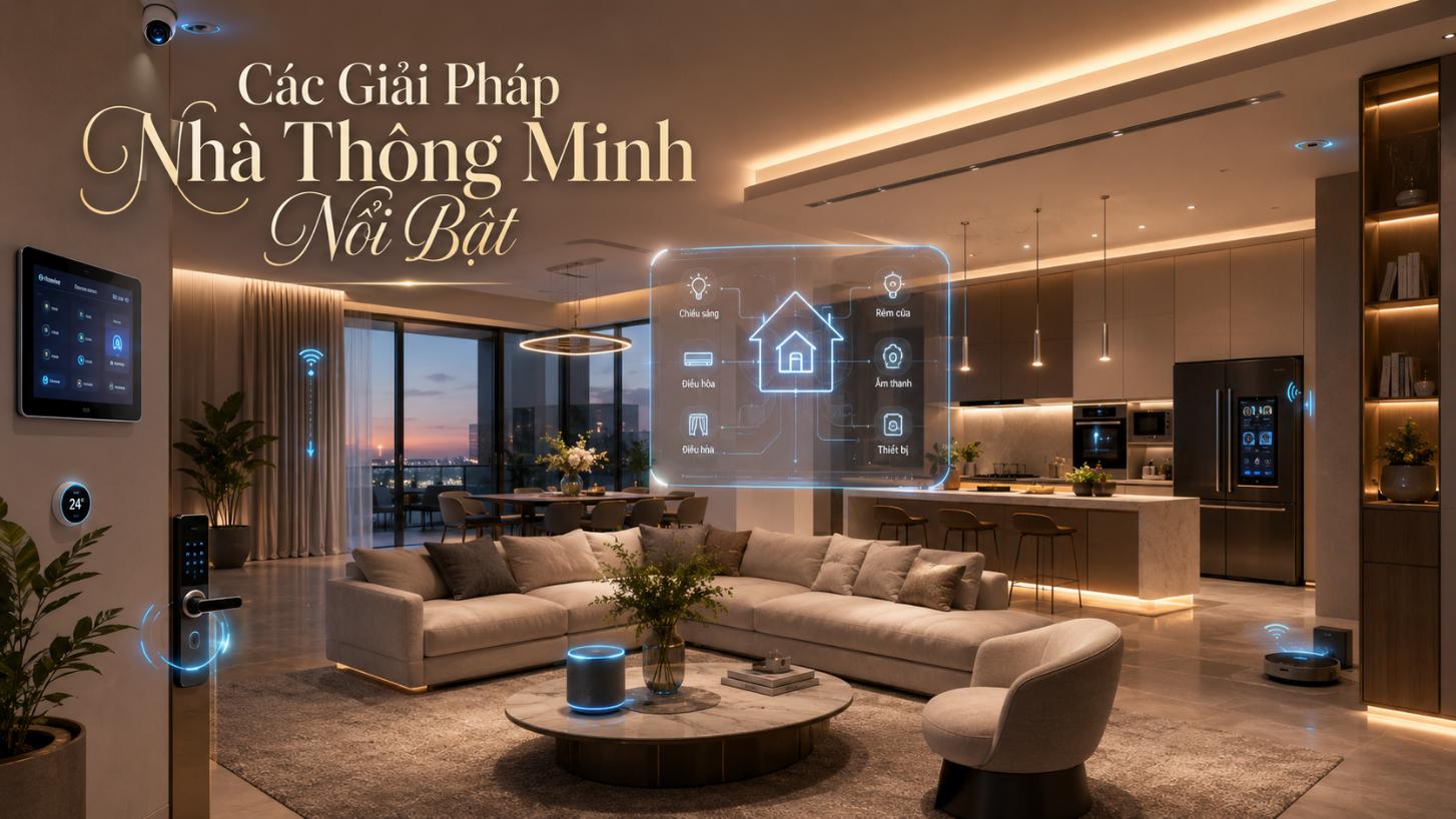 Các giải pháp nhà thông minh nổi bật