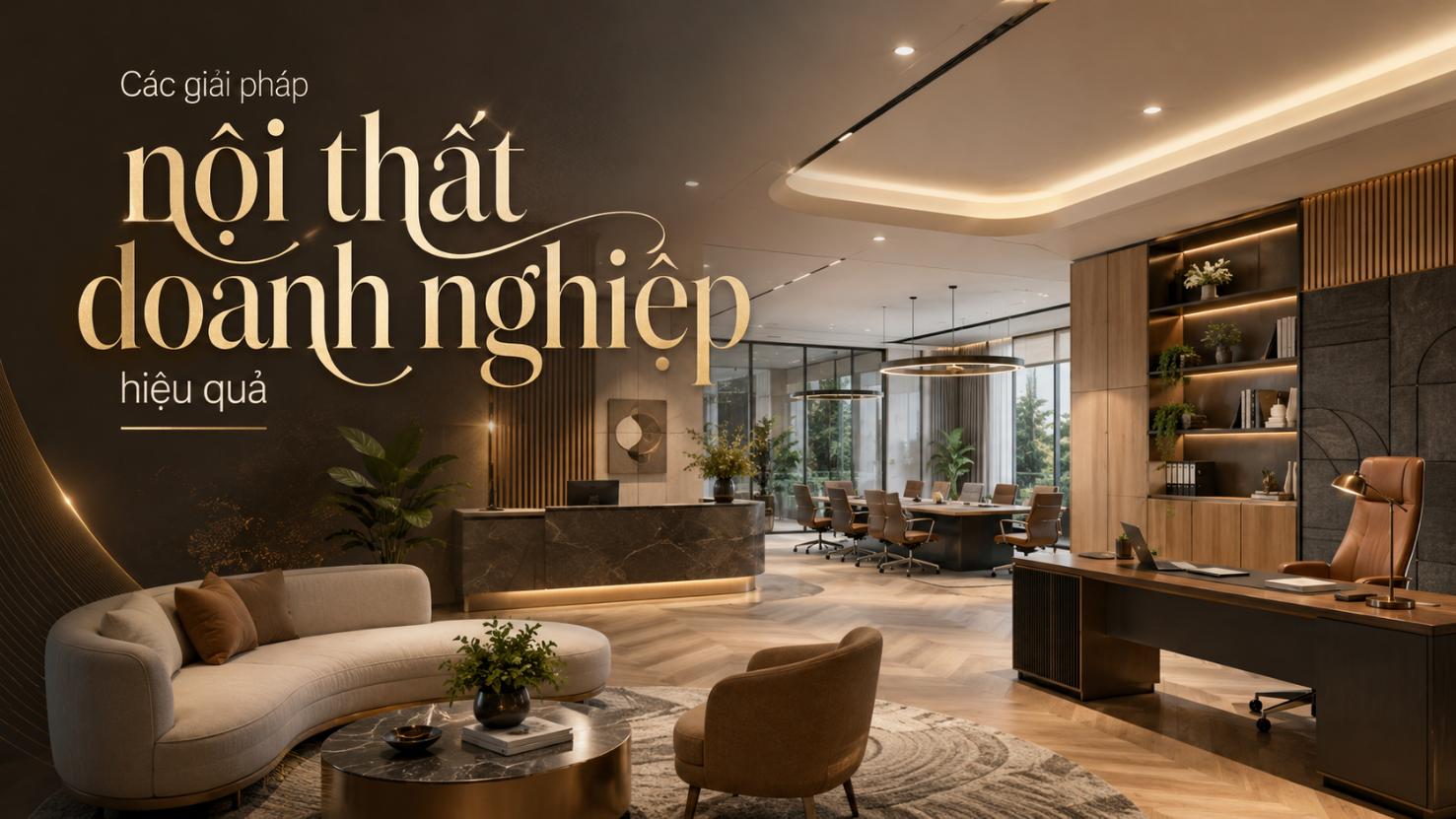 Các giải pháp nội thất doanh nghiệp hiệu quả
