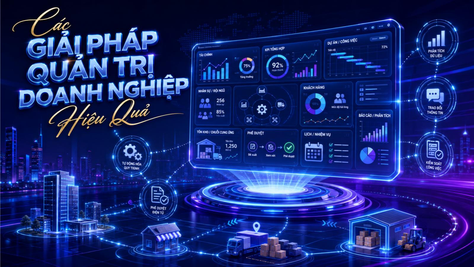 Các giải pháp quản trị doanh nghiệp hiệu quả