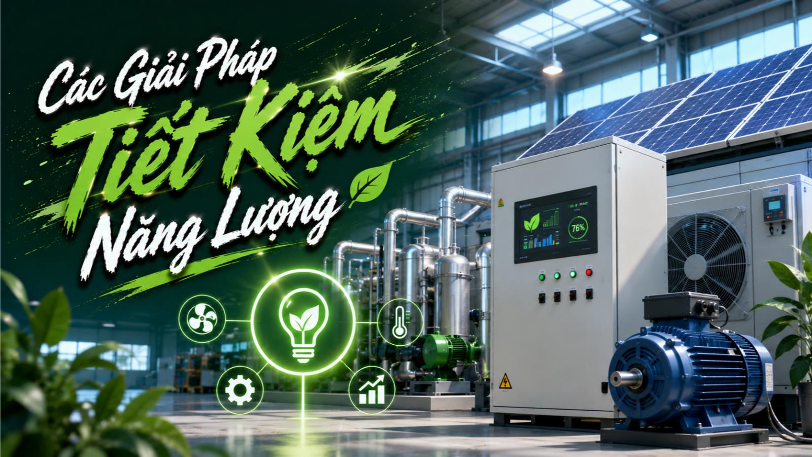 Các giải pháp tiết kiệm năng lượng