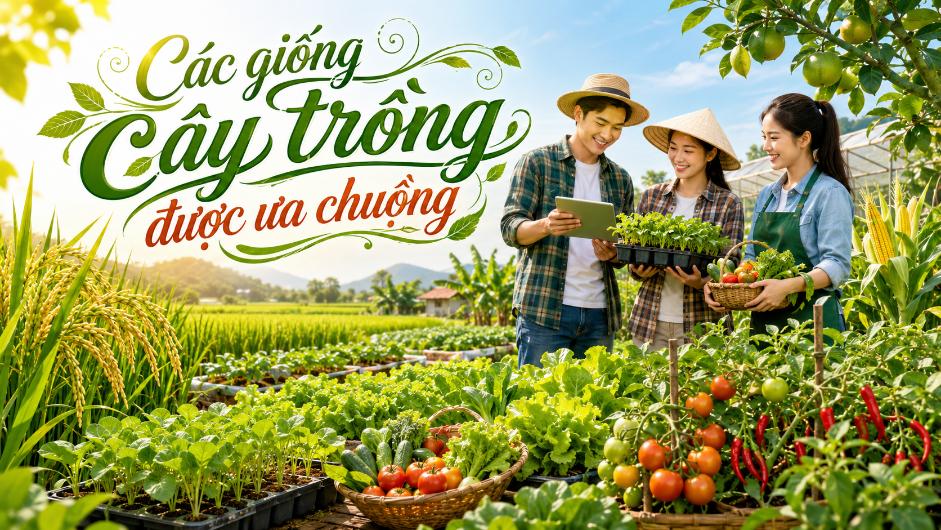 Các giống cây trồng được ưa chuộng