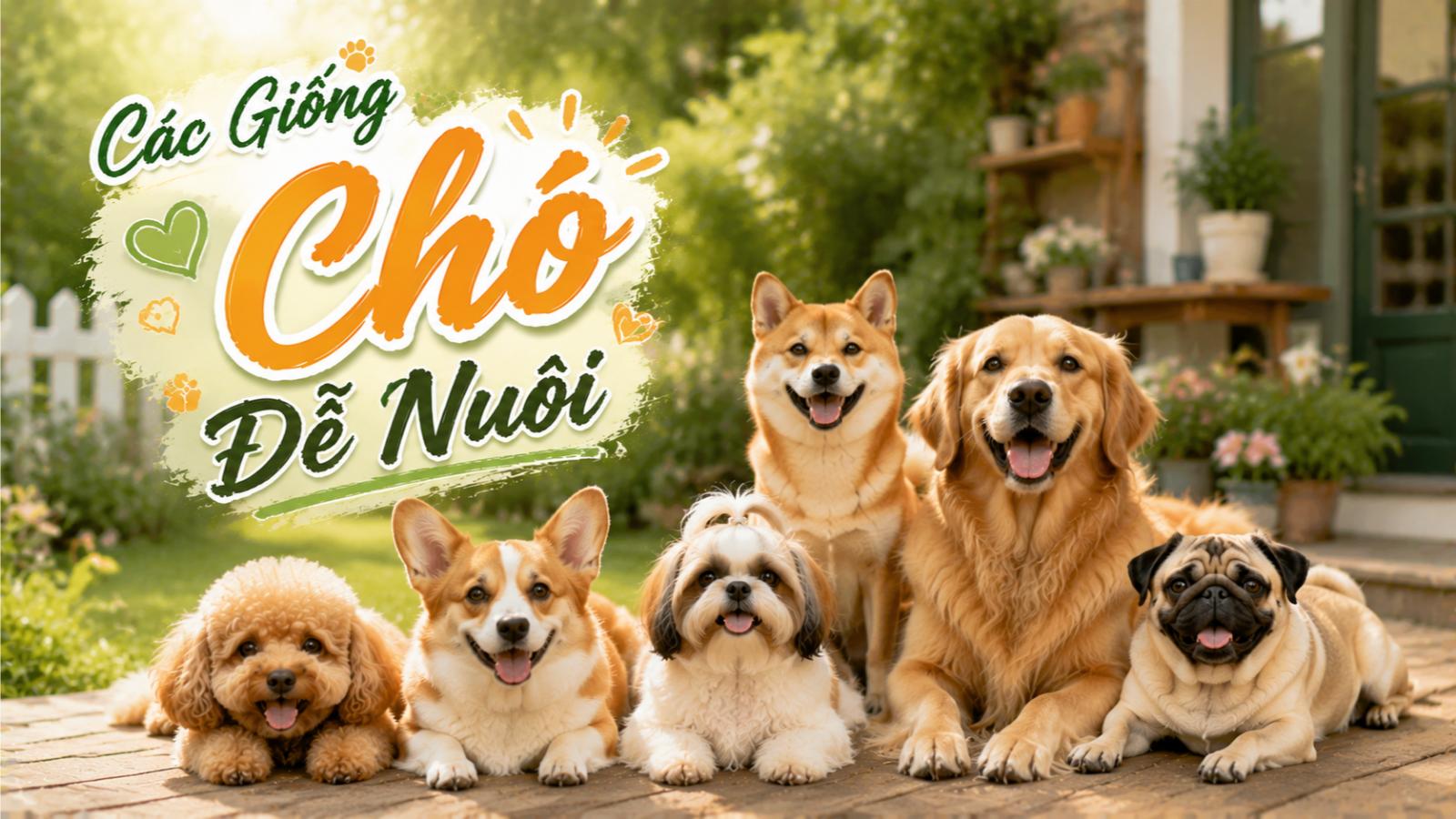 Các Giống Chó Dễ Nuôi