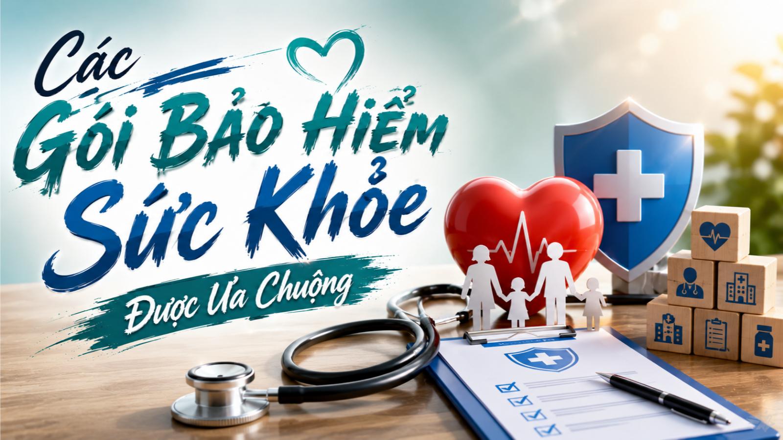 Các gói bảo hiểm sức khỏe được ưa chuộng